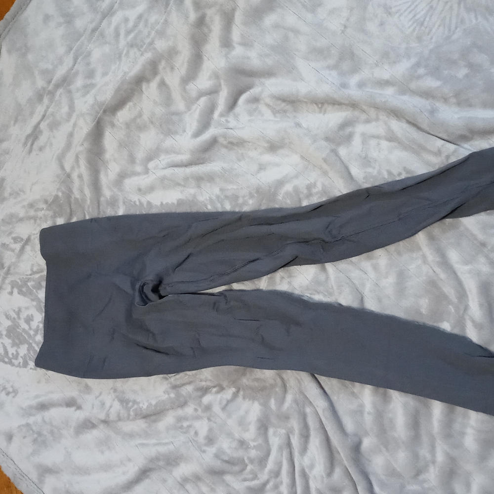 Gray lululemon flow and go leggings